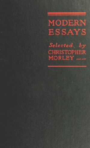 [Gutenberg 38280] • Modern Essays